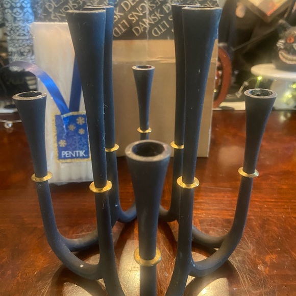 Vintage Jens Quistgaard Candle Holder, Denmark 1950s Candleabra Cast Iron, Rare - Picture 2 of 13